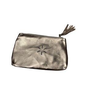 Walmart Bronze metallic Cosmetic Makeup Bag 9x5.5